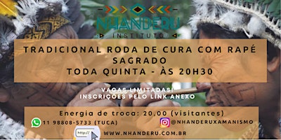 Imagem principal do evento RODA DE CURA COM RAPÉ SAGRADO