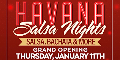 Primaire afbeelding van HAVANA Salsa Nights at Somethin' Else (GRAND OPENING)