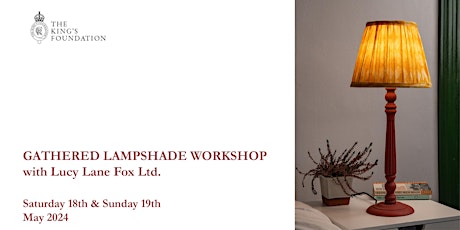 Gathered lampshade workshop - 2 day