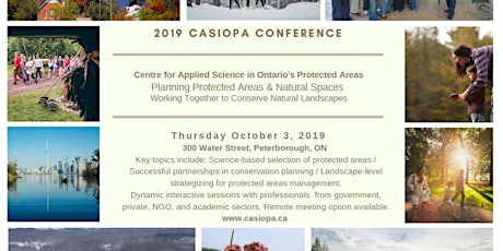 2019 CASIOPA Conference - use this to attend in Person at Peterborough ON primary image