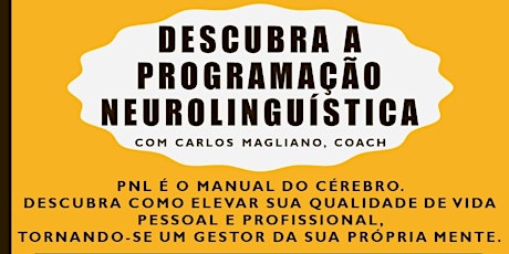 Imagem principal do evento DESCUBRA A PROGRAMAÇÃO NEUROLINGUÍSTICA