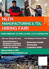 NLEN Manufacturing & TDL Hiring Fair! primary image