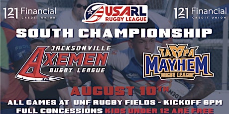 USARL South Championship: Jacksonville Axemen vs Tampa Mayhem
