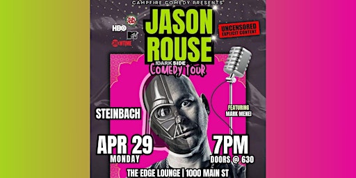 Imagem principal do evento Jason Rouse Comedy Tour - Steinbach