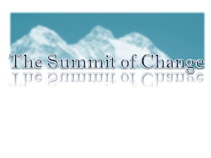 The Summit of Change primary image
