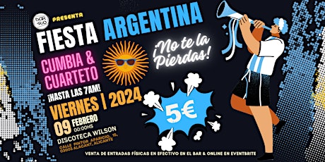 Imagen principal de Fiesta Argentina en Alicante | Cumbia & Cuarteto