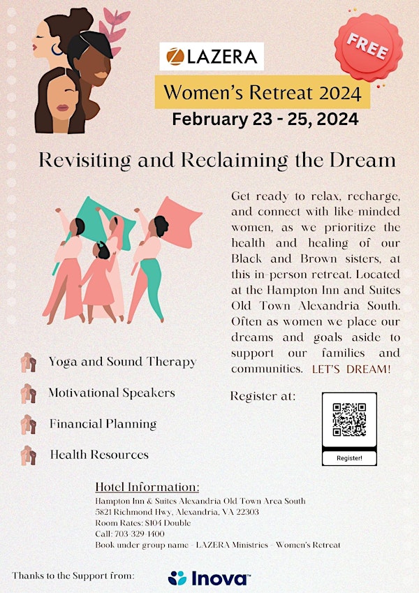 LAZERA 2024 Women's Retreat Tickets, Fri, Feb 23, 2024 at 7:00 PM