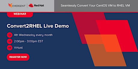 Convert2RHEL Live Demo!