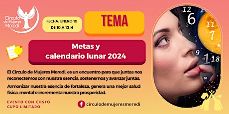 Imagen principal de Círculo de Mujeres Meredi-Metas y Calendario Lunar 2024