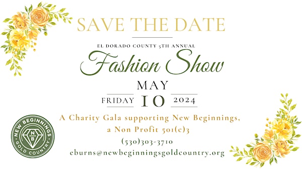 El Dorado County 5th Annual Fashion Show Fundraiser