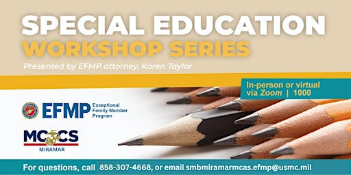 Imagem principal do evento Special Education Series: Preparing for Back-to-School