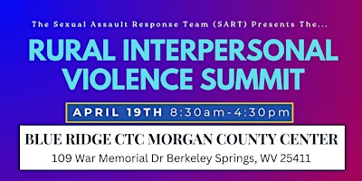 Rural Interpersonal Violence Summit (RIVS) primary image