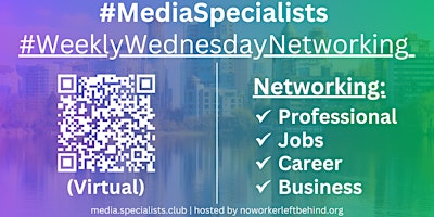 Imagem principal do evento #MediaSpecialists Virtual Job/Career/Professional Networking #Vancouver