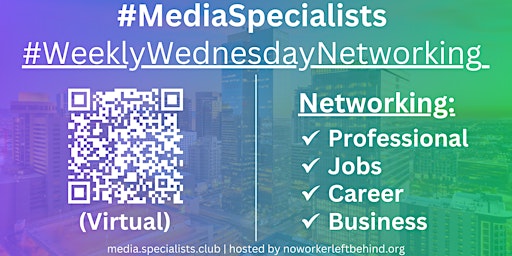 Image principale de #MediaSpecialists Virtual Job/Career/Professional Networking #Philadelphia