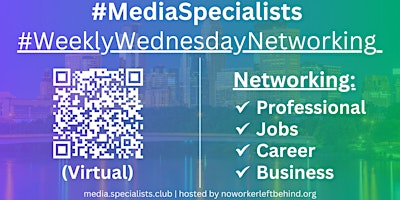 Image principale de #MediaSpecialists Virtual Job/Career/Professional Networking #Minneapolis