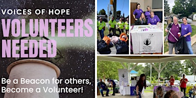 Imagem principal do evento Voices of Hope Volunteer Orientation- Harford County