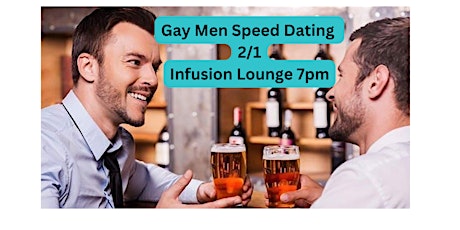 Imagem principal do evento Gay Men Speed Dating! NOT Sold Out Yet Click view event details for tickets