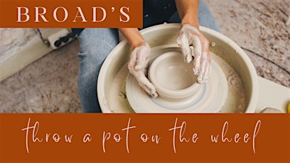 Have a go on the potters wheel! Open to all ages!
