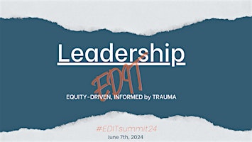 Hauptbild für Leadership EDIT Summit 2024