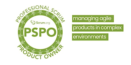 SOLD OUT Professional Scrum Product Owner  certification (PSPO I) (Virtual) primary image