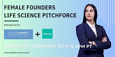 Female Founders Life Science PitchForce primary image