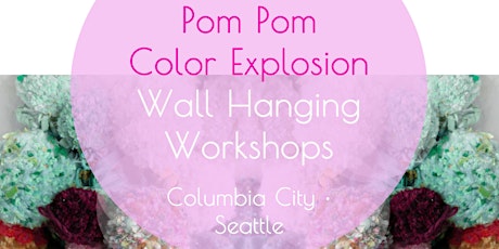 Pom Pom Color Explosion Wall Hanging Workshops