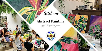 Imagem principal do evento Abstract Plant Painting Class