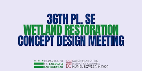 36th Pl. SE Wetland Restoration Concept Design Meeting primary image