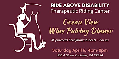 Imagen principal de 2nd Annual OCEAN VIEW DINNER AND WINE PAIRING FUNDRAISER