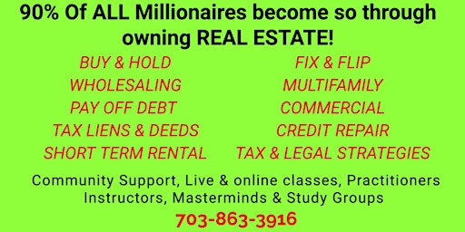 REAL ESTATE INVESTING PRESENTATION ONLINE ZOOM FREE THURSDAY EVENT FUN primary image