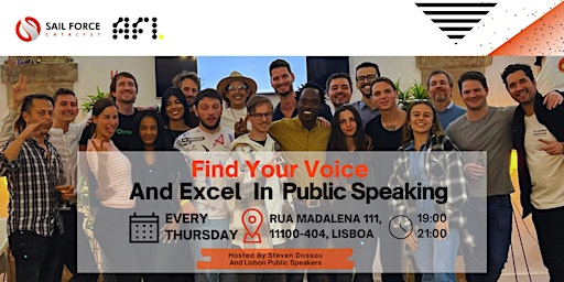 Hauptbild für Find Your Voice and Excel in Public Speaking