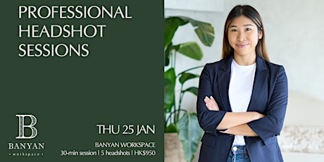 Professional Headshot Sessions at Banyan Workspace primary image