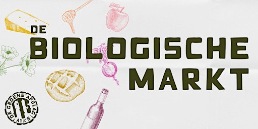 Marktkraam op De Biologische Markt bij De Groene Afslag