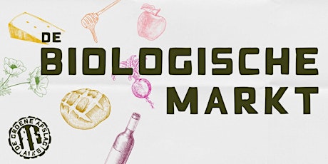 Marktkraam op De Biologische Markt bij De Groene Afslag