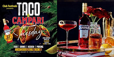 Primaire afbeelding van $3 Taco and $3 Campari Tuesdays