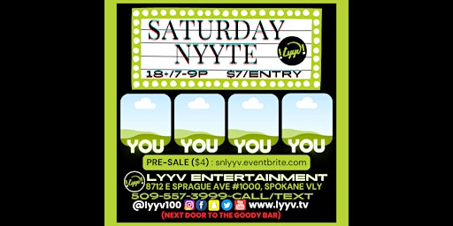 Hauptbild für Saturday Nyyte Lyyv