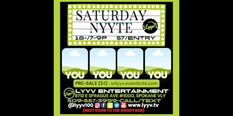 Saturday Nyyte Lyyv