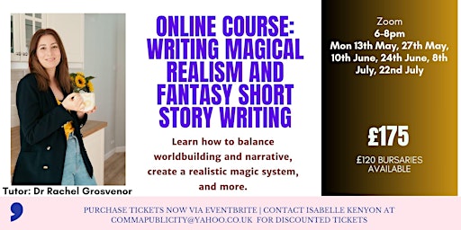 Imagem principal do evento Writing Magical Realism and Fantasy Short Story Writing