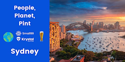 Sydney, Australia - People, Planet, Pint: Sustainability Meetup primary image