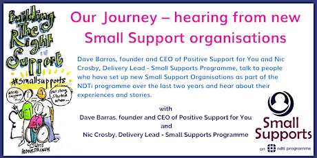 Image principale de Our Journey – hearing from new small support organisations