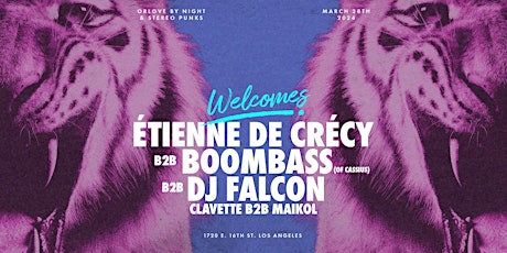 Étienne de Crécy b2b DJ Falcon b2b Boombass