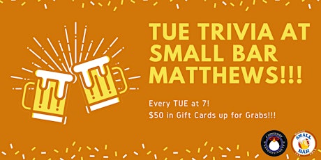 Tuesday General Knowledge Trivia at Small Bar Matthews