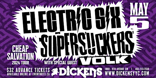 Electric Six & Supersuckers w/ VOLK  primärbild