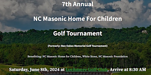 NC Masonic Home For Children Golf Tournament primary image