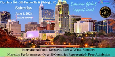 Hauptbild für Raleigh's Largest International Food Festival - Free Admission!