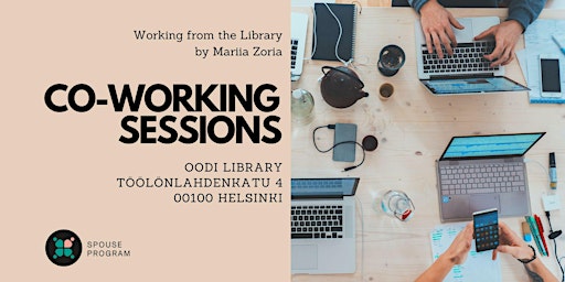 Co-working session | Oodi Library, Group Room 3 | 9 am - 12 pm primary image