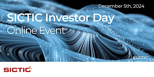 Imagem principal do evento 136th SICTIC Investor Day - Online event