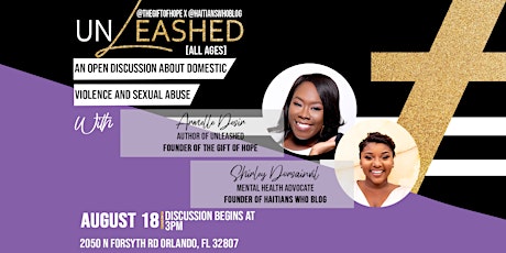 Unleashed: An Open Discussion About Domestic Violence and Sexual Abuse primary image