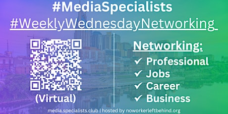 #MediaSpecialists Virtual Job/Career/Professional Networking #Nashville