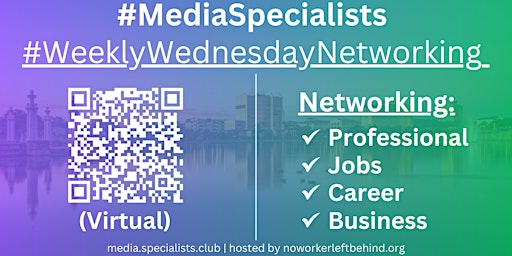 Imagem principal de #MediaSpecialists Virtual Job/Career/Professional Networking #Lakeland